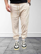 Pantalaccio jogger lino slim fit  OVERD