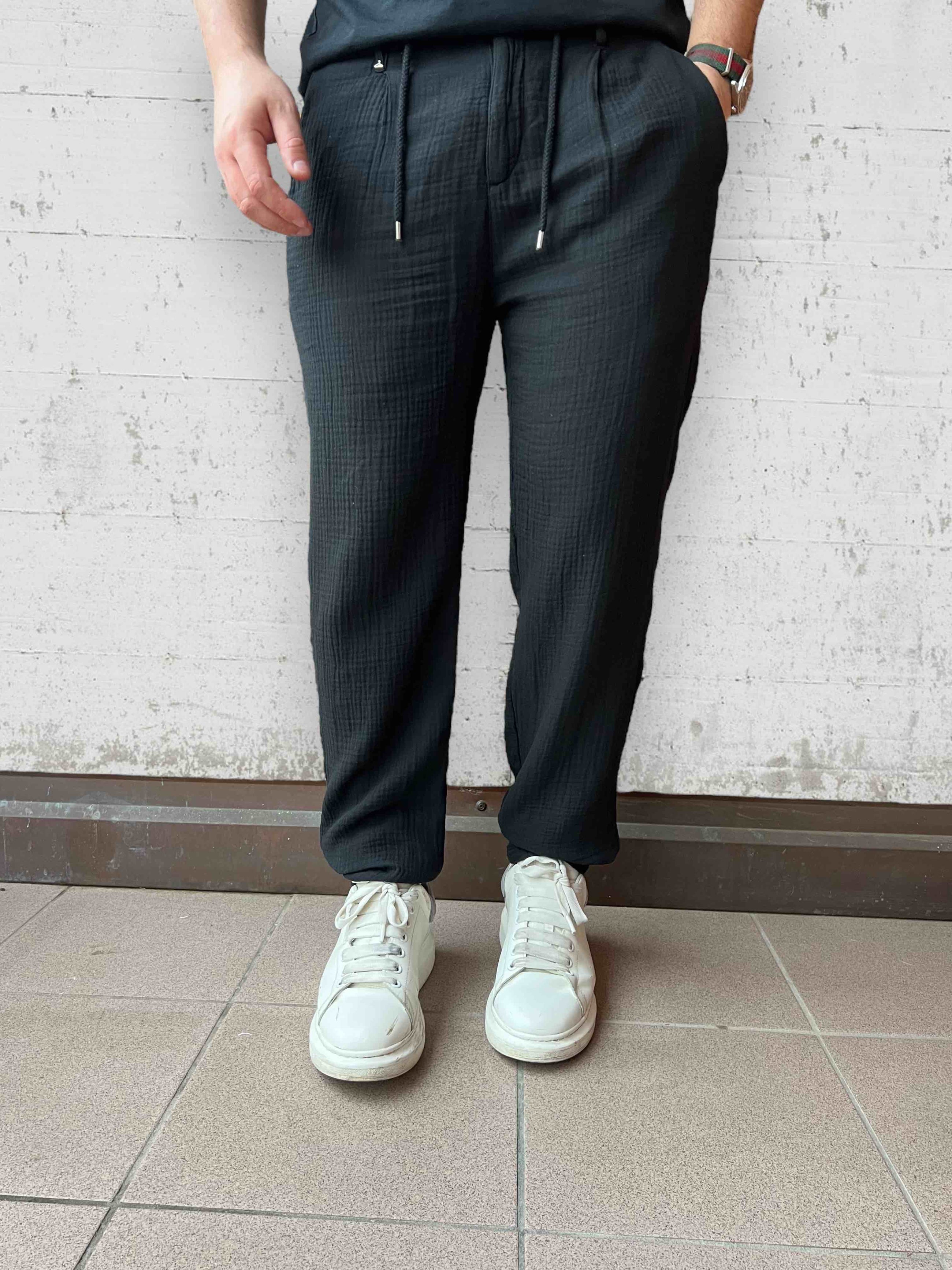 Pantalaccio cotone goffrato BERNA