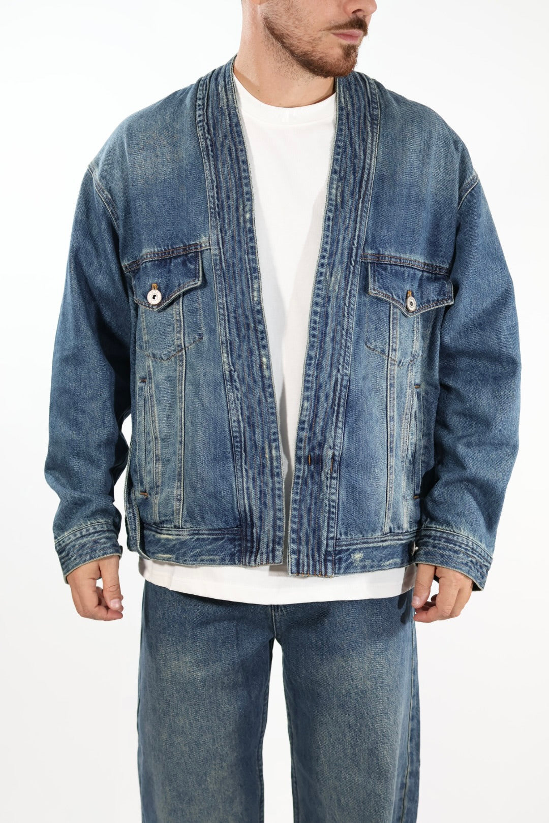 Giacca 382 denim kimono  BERNA