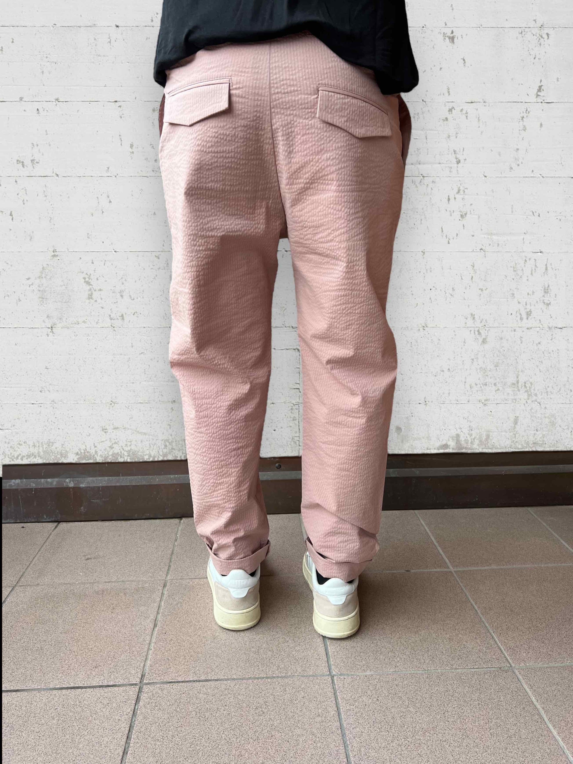 Pantalone goffrato BL11