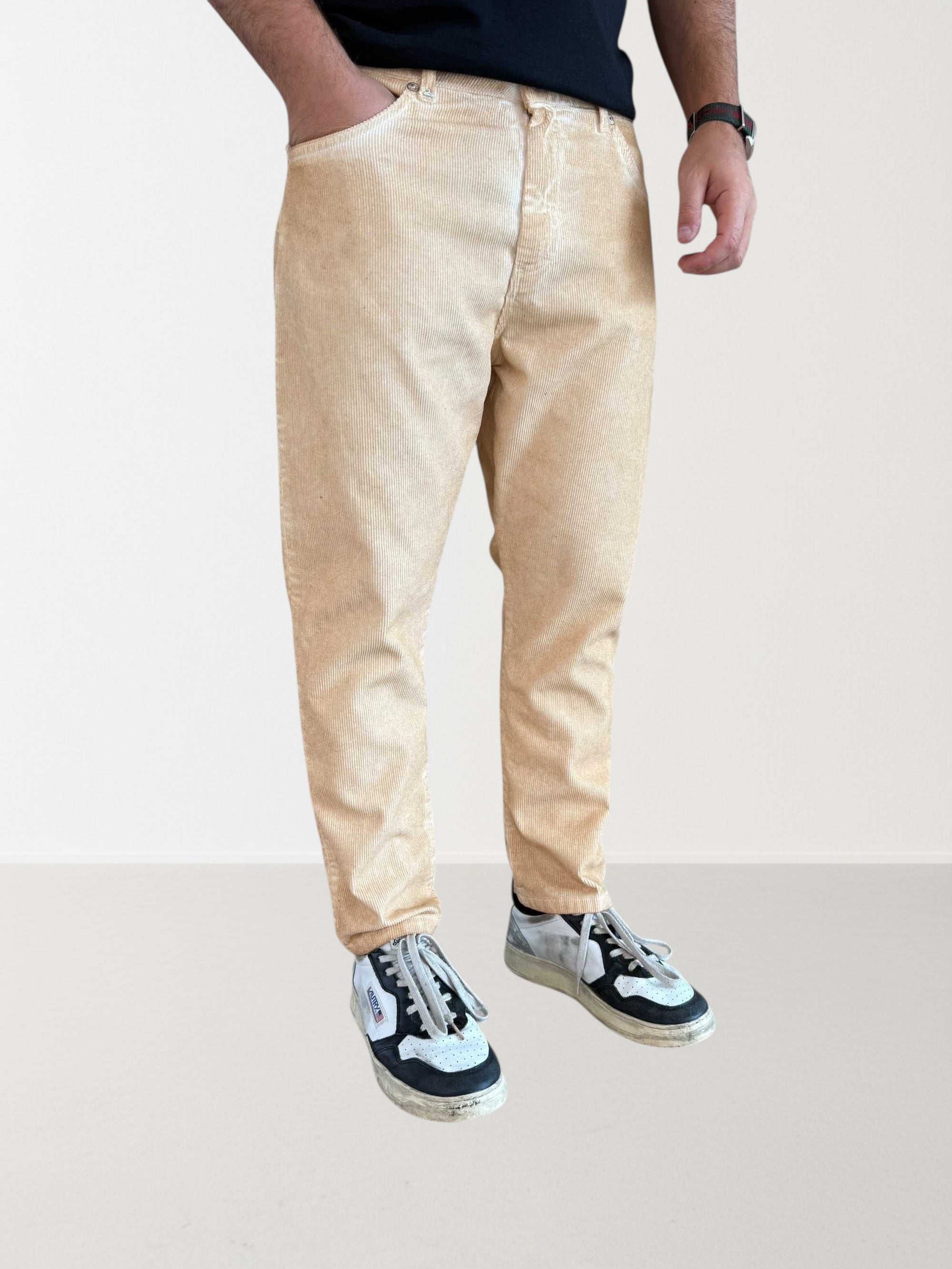 Pantalone maracana cropped velluto 073 BERNA