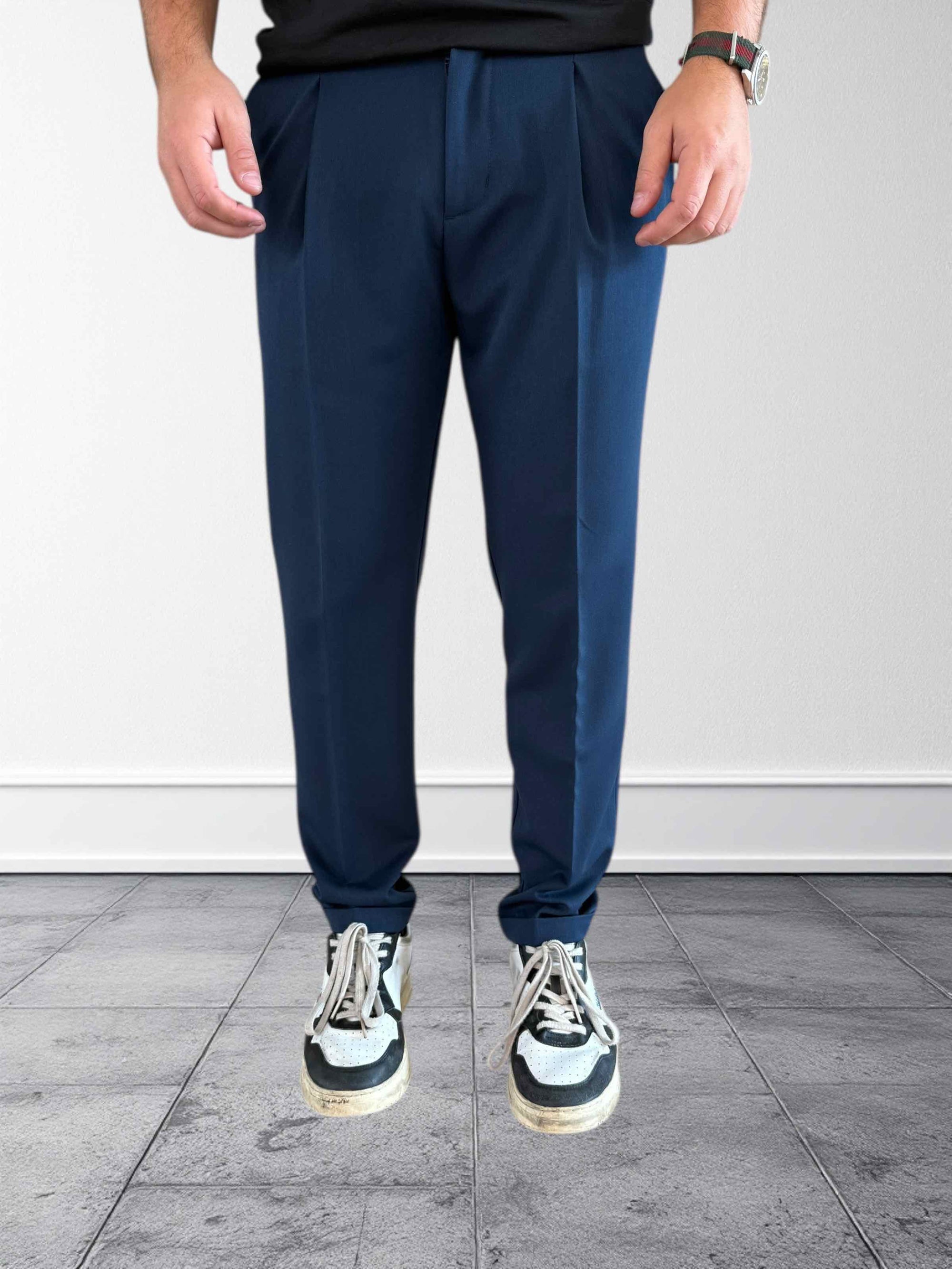 Pantalone tapered doppio filetto P15 OVERD