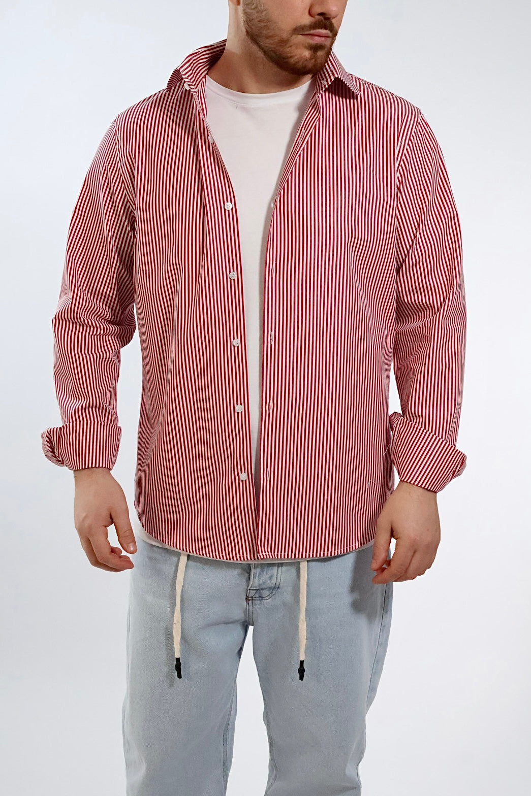 Camicia righe cotone  CR10  WHY NOT BRAND