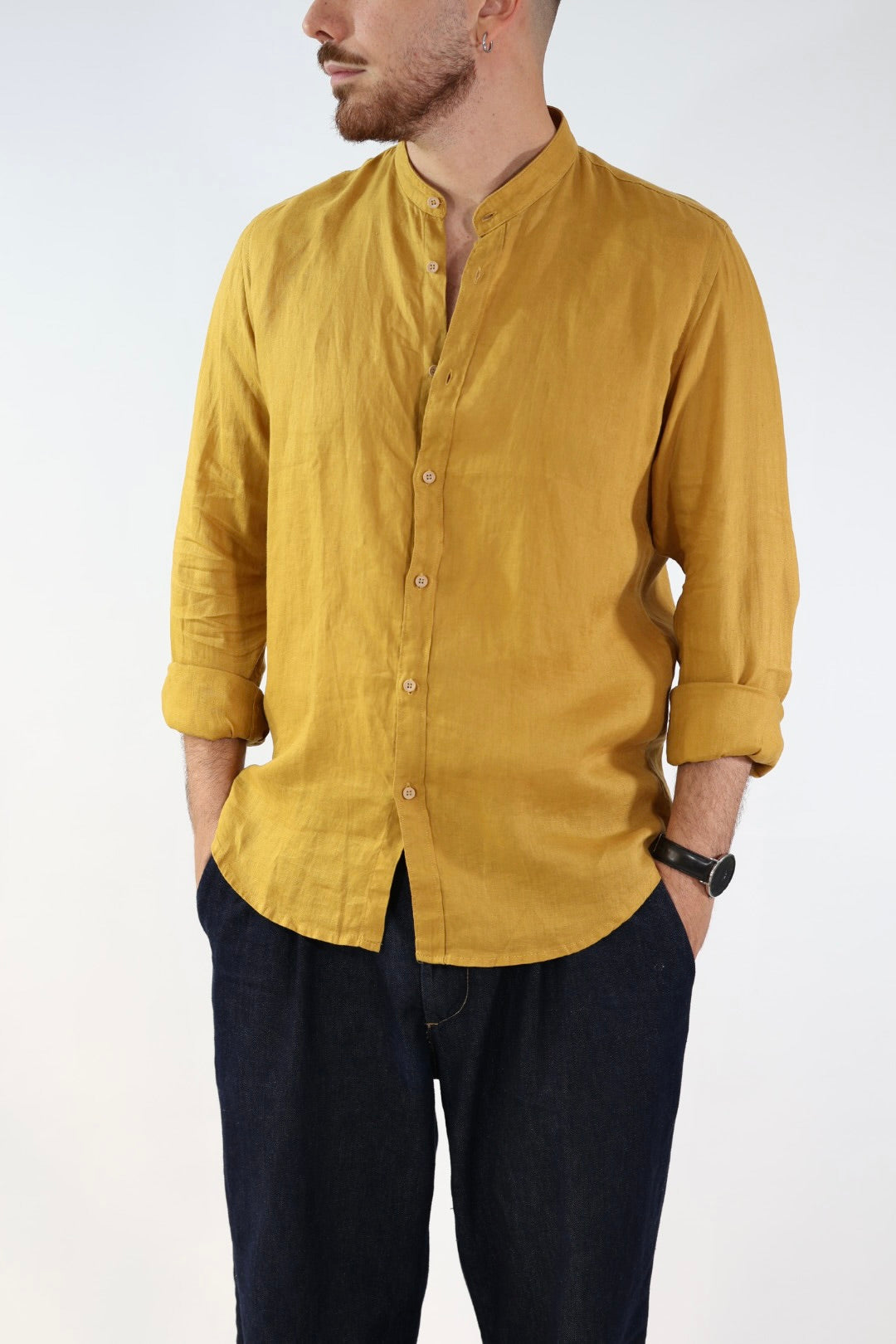 Camicia koren puro lino lin10 WHY NOT BRAND