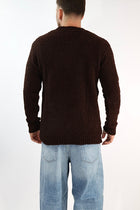 Maglione MACOMER162 moro giro bouclé BL11