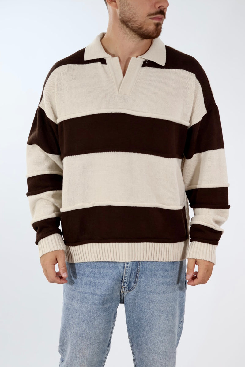 Polo colletto block relaxed fit M62 OVERD