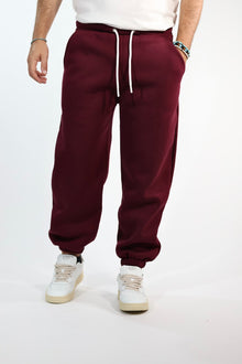 Pantalone 074-36 jogger bordeaux  BERNA