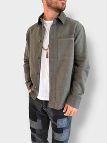 Overshirt eff.felpa verde 186 BL11