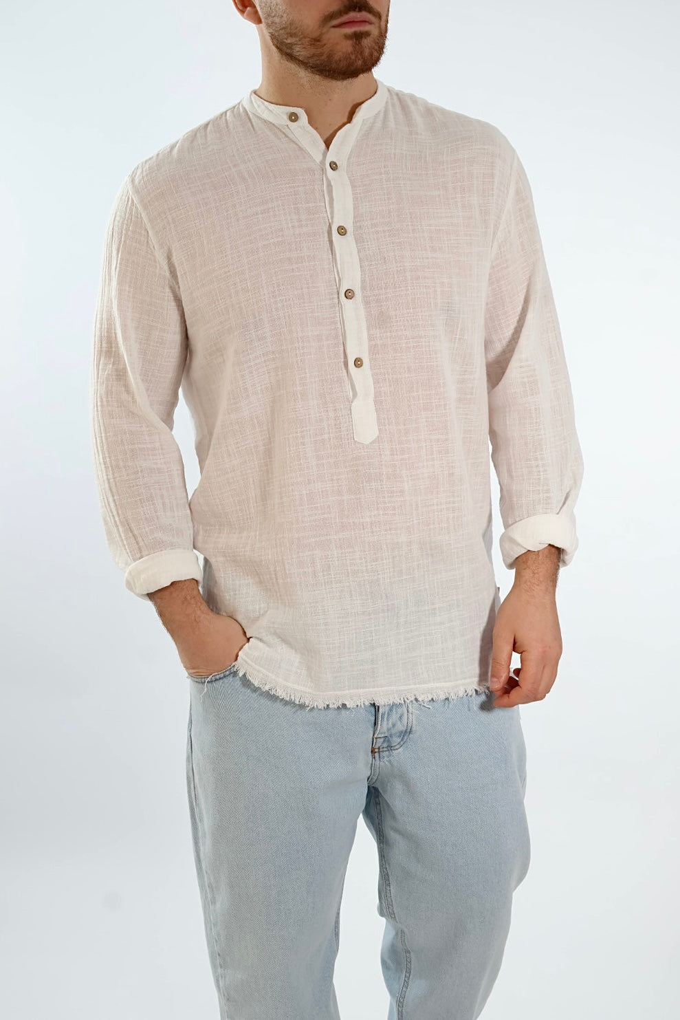 Camicia serafino Kaftano 002 BL11
