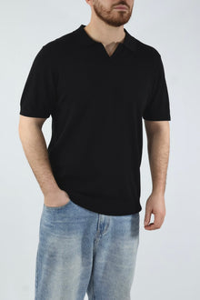 Polo in maglia m/m collo derby M36 OVER-D