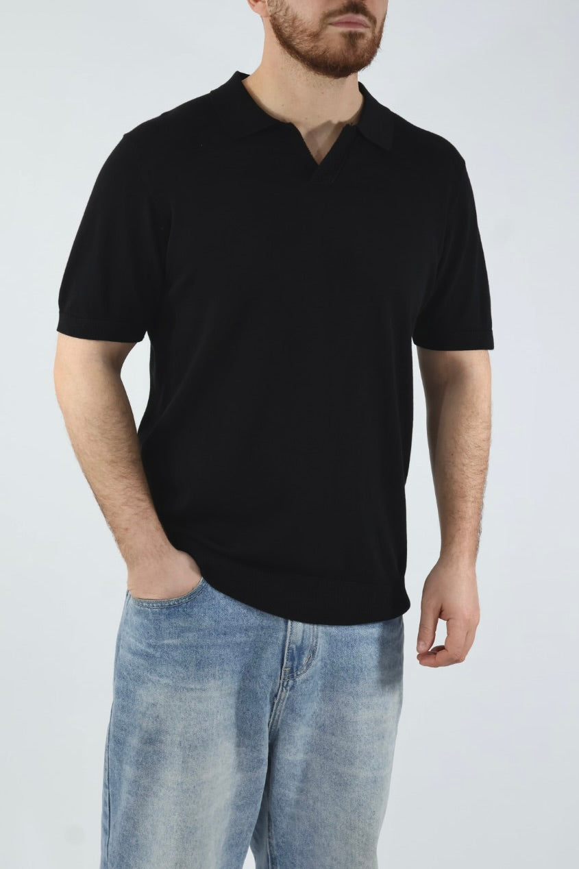 Polo in maglia m/m collo derby M36 OVER-D