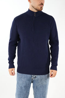 Maglioncino M70 lupetto zip Blu OVERD