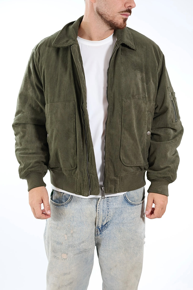 Bomber 014 velluto a coste TONY BACKER