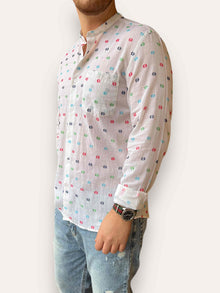 Camicia cotone fantasia OVERD