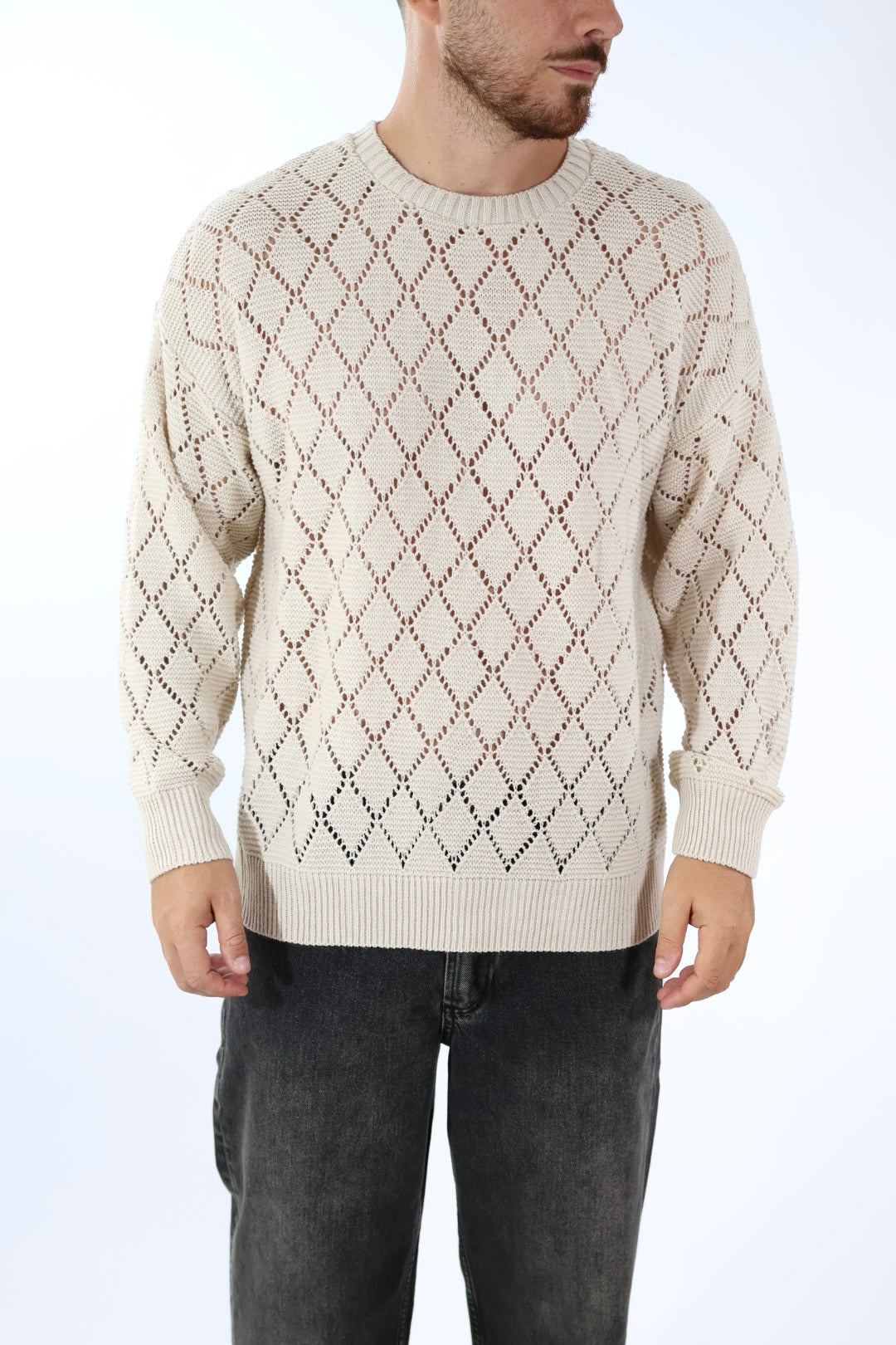 Maglione paricollo relaxed M51 OVERD