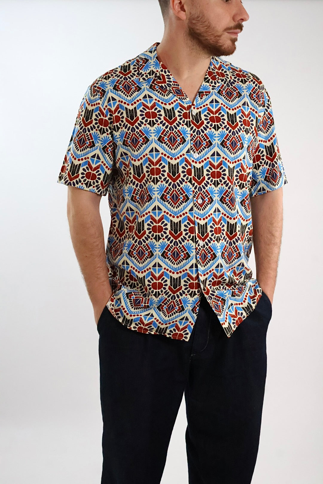 Camicia m/m viscosa bowling X01 EFFEK F**K