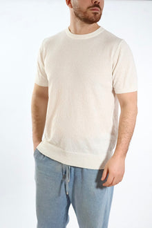 T-shirt in maglia m/m boucle M40 OVER-D
