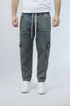 Pantalaccio denim cargo dubai BLACKSUNDAY