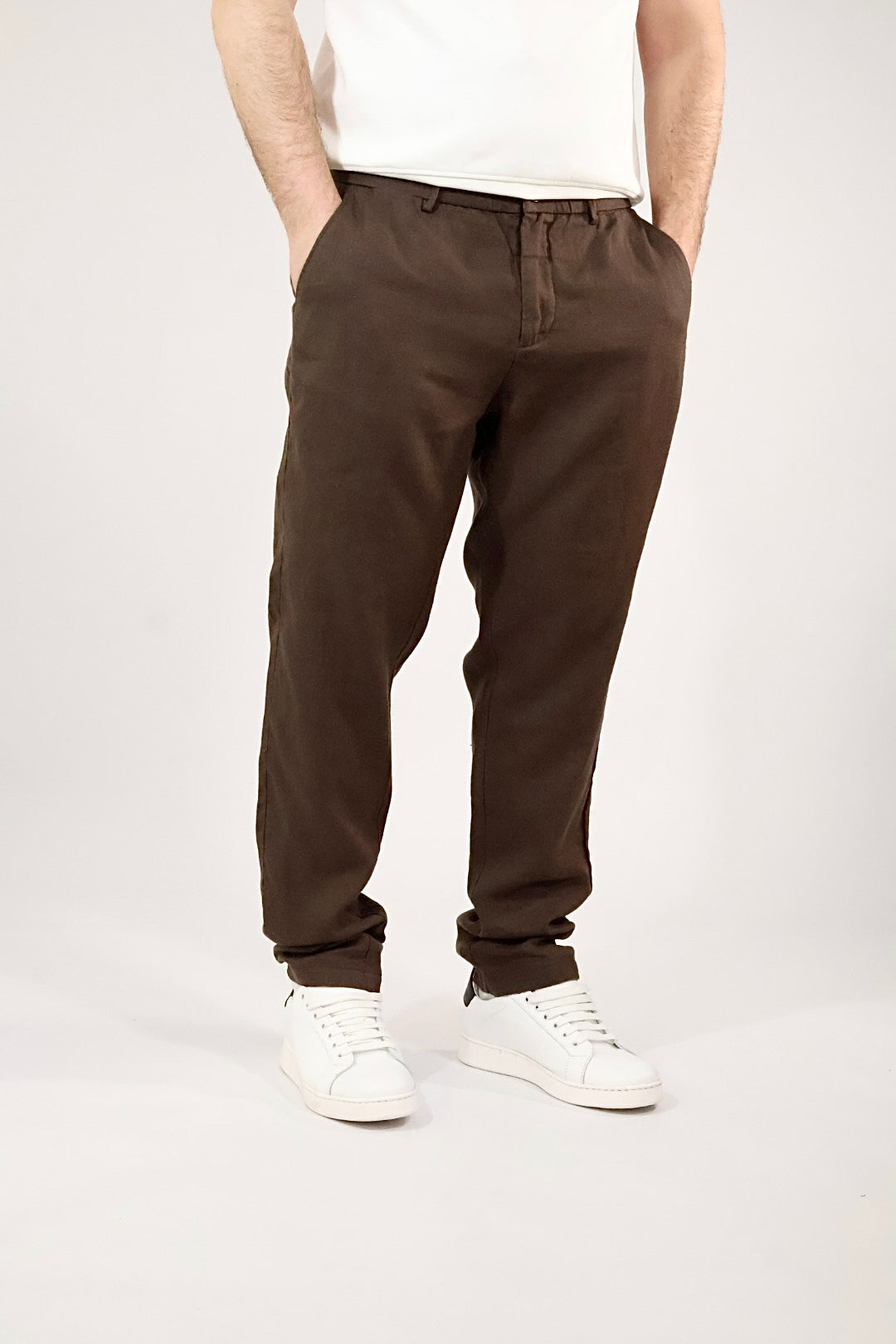 Pantalone lino 44BD GIANNI LUPO