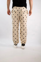 Pantalone ricamo lino/viscosa 402 BERNA