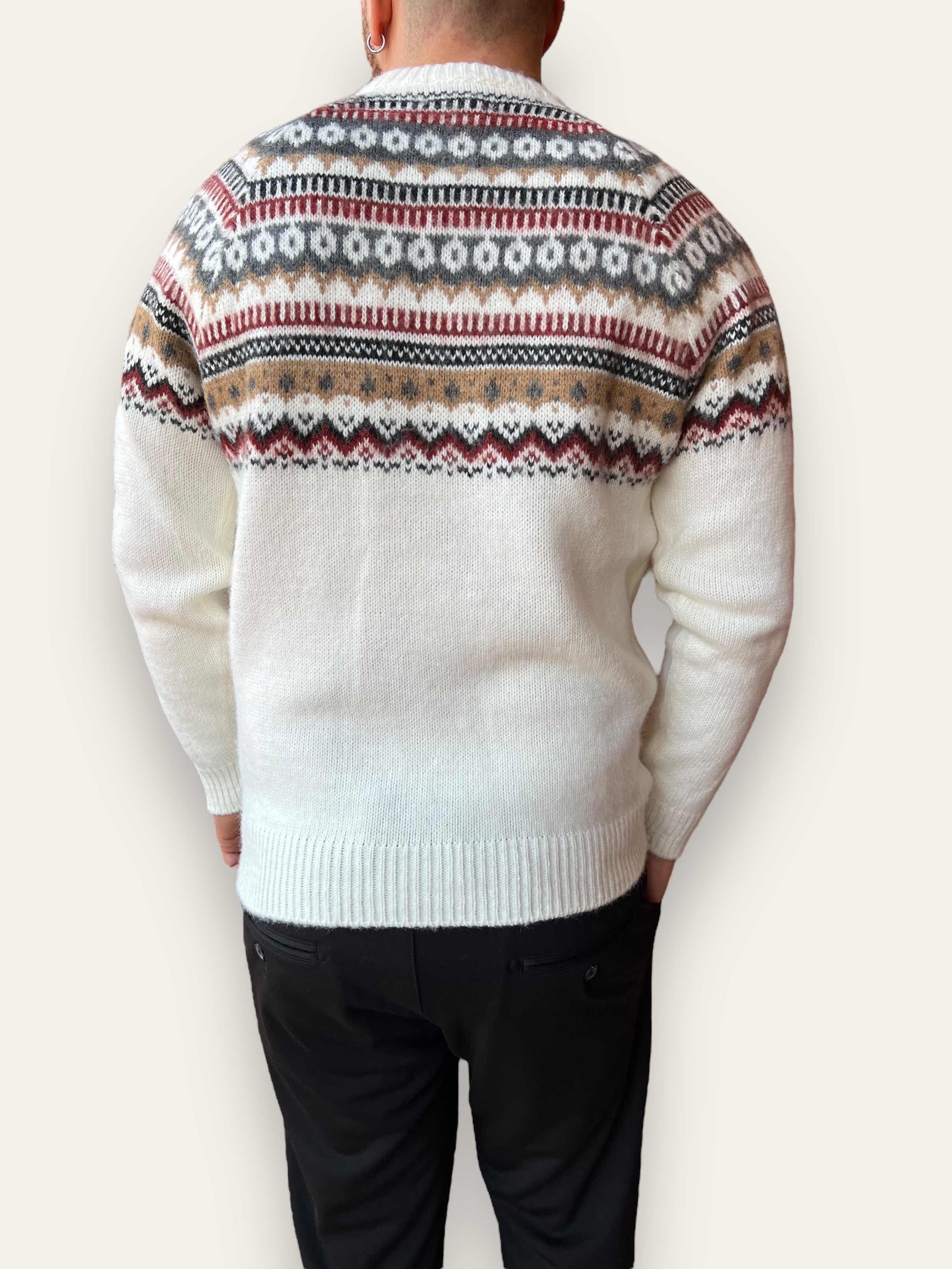 Maglione Jacquard BL11