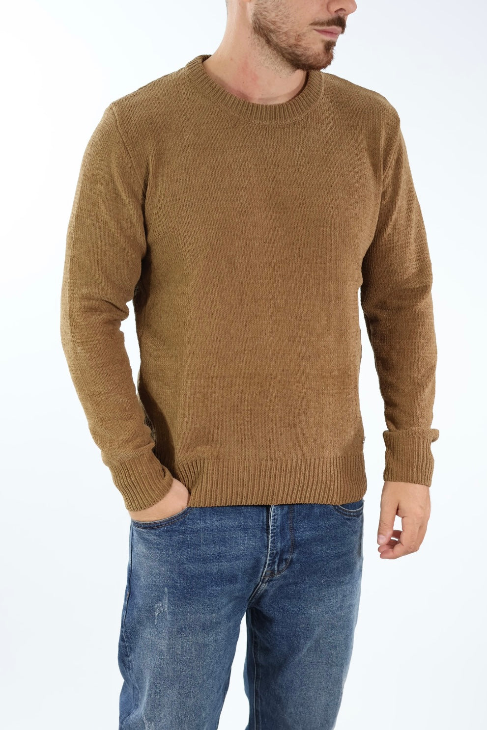 Maglione ciniglia regular  535S GIANNI LUPO