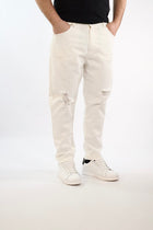 Pantalone cropped maracana  destroyed 077 BERNA