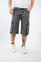 Bermuda denim cargo blitch 412  BL11