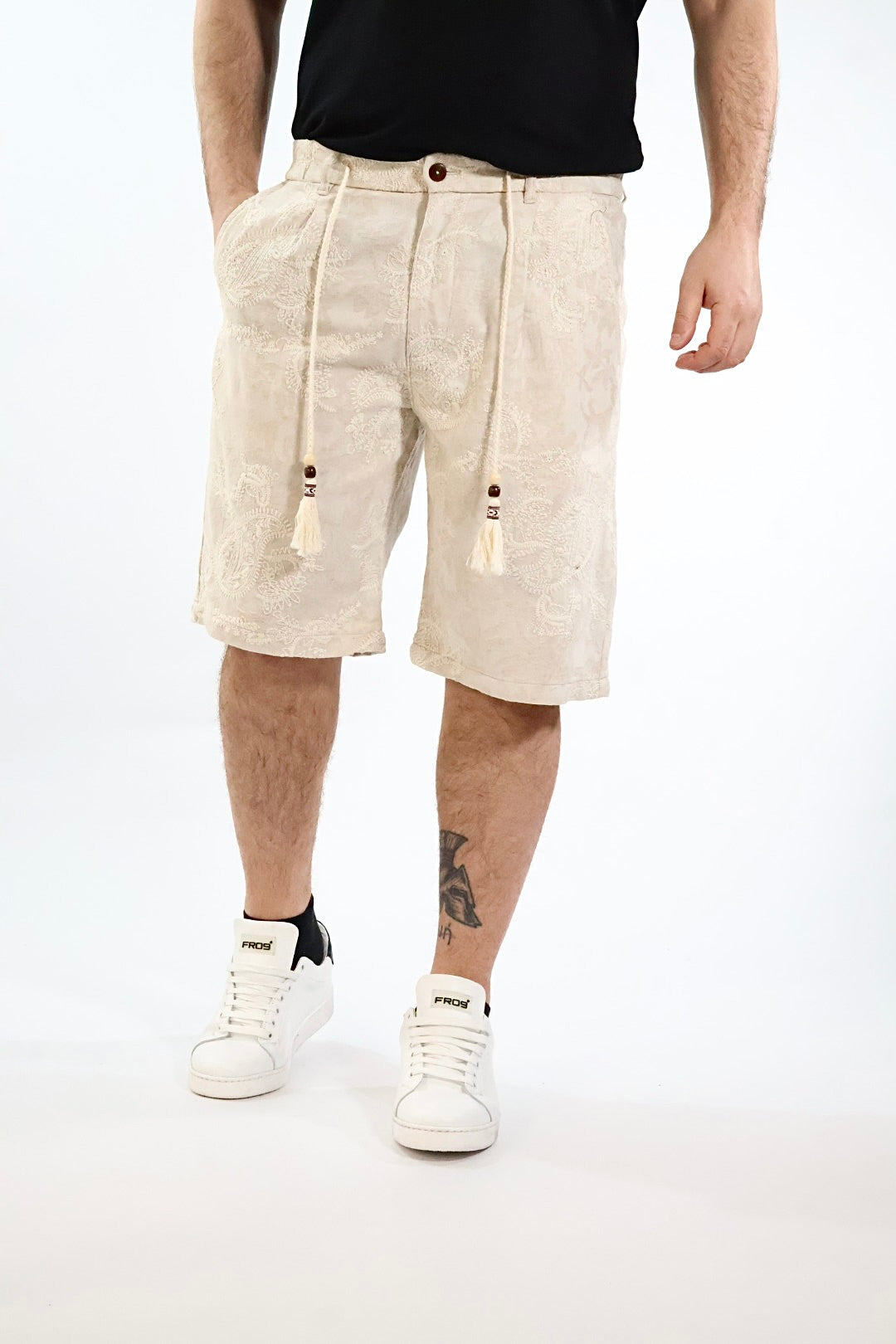 Bermuda paisley ricamato 290 BERNA