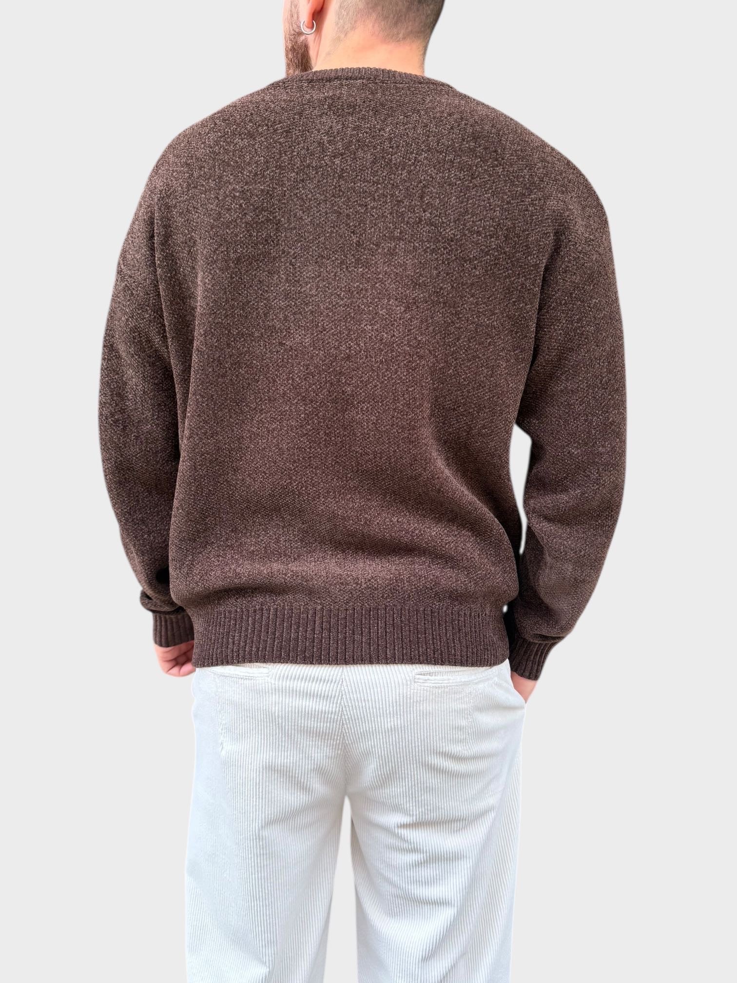 Maglione ciniglia over 525 GIANNI LUPO
