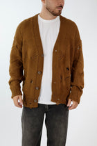 Cardigan strappi destroyed cropped fit  M54 OVERD