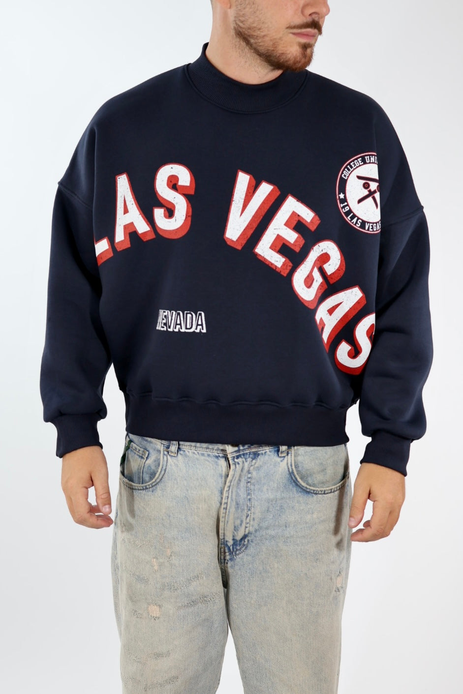 Felpa cropped Las Vegas 138 BERNA
