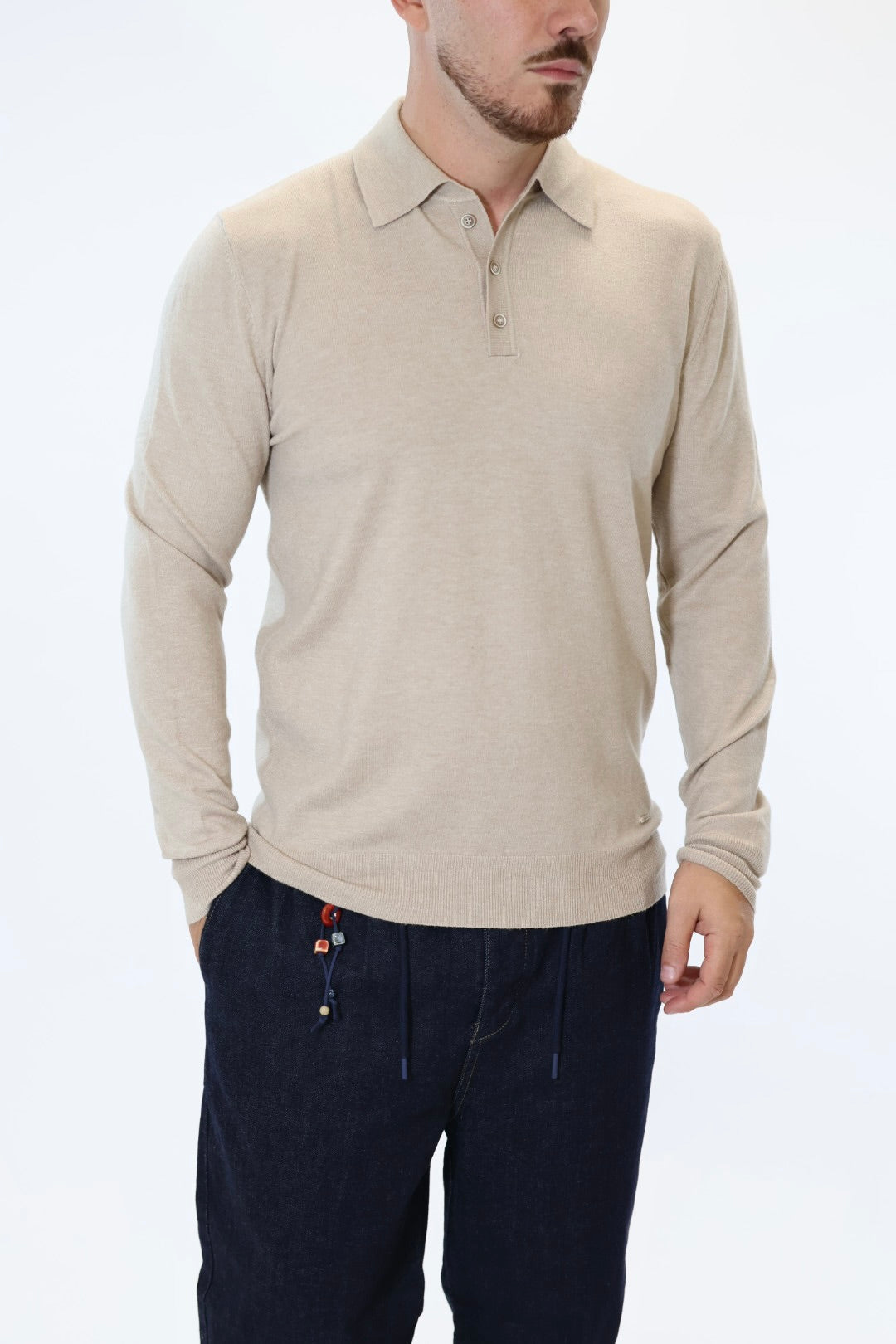 Polo 508S  misto viscosa slim fit GIANNI LUPO