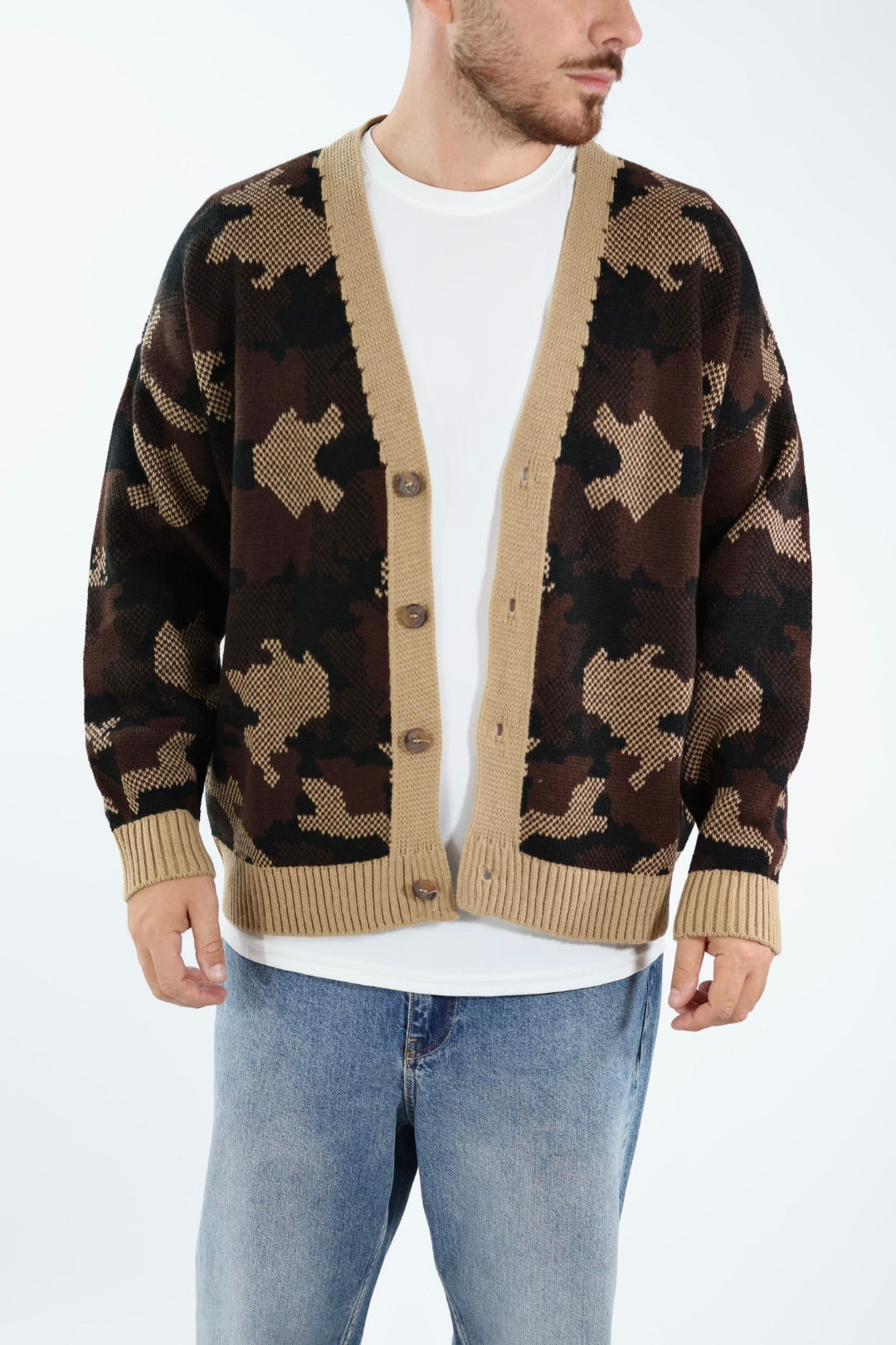 Cardigan camo relaxed fit M81 OVERD