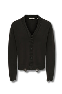 Cardigan crop rotture 814 ONLY E SONS