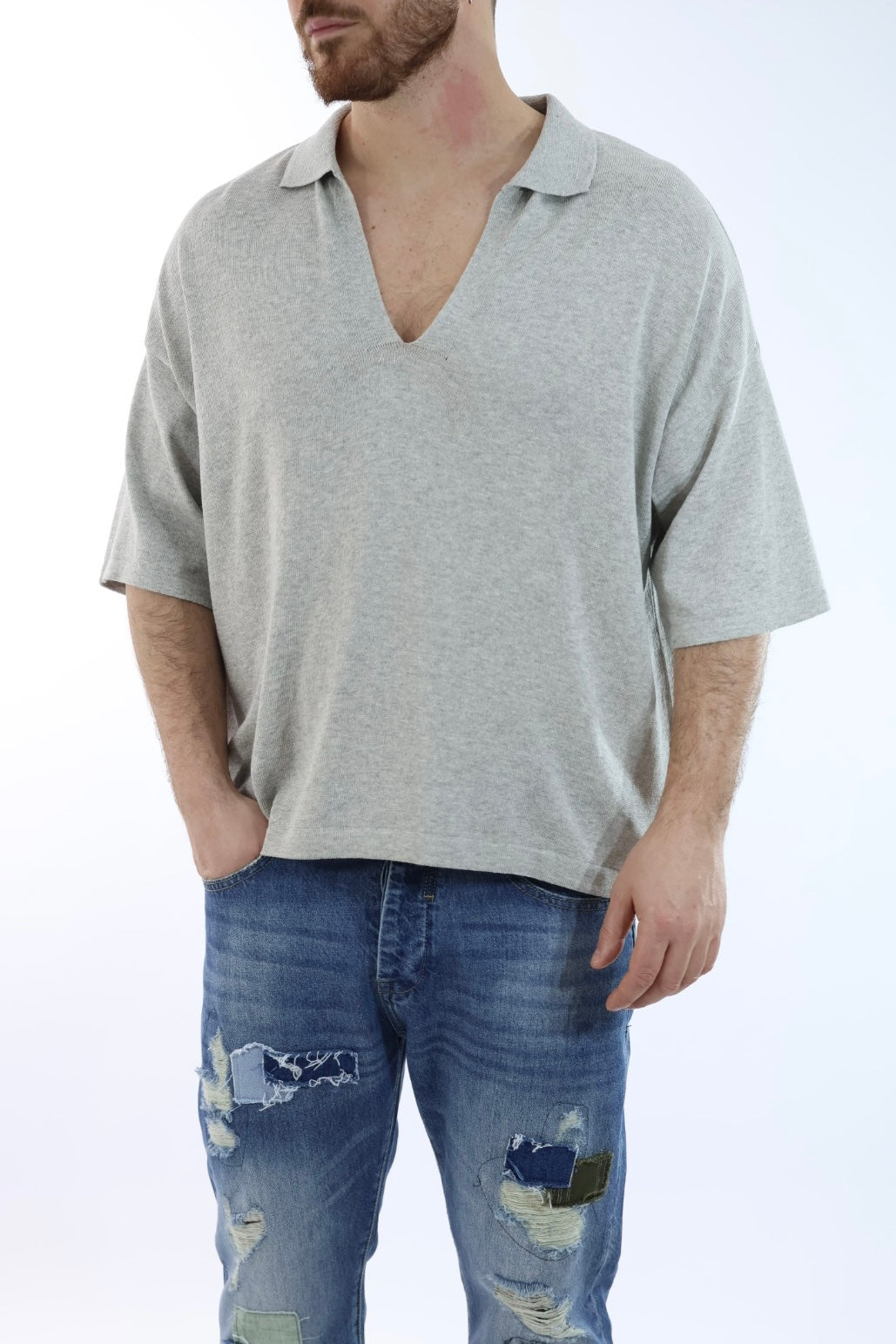 T-shirt in maglia m/m polo derby M42 OVER-D