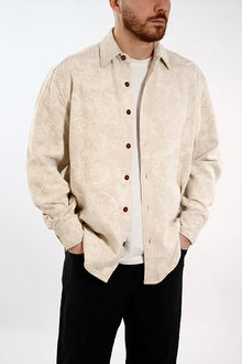 Camicia paisley lino/cotone ricamato 291 BERNA