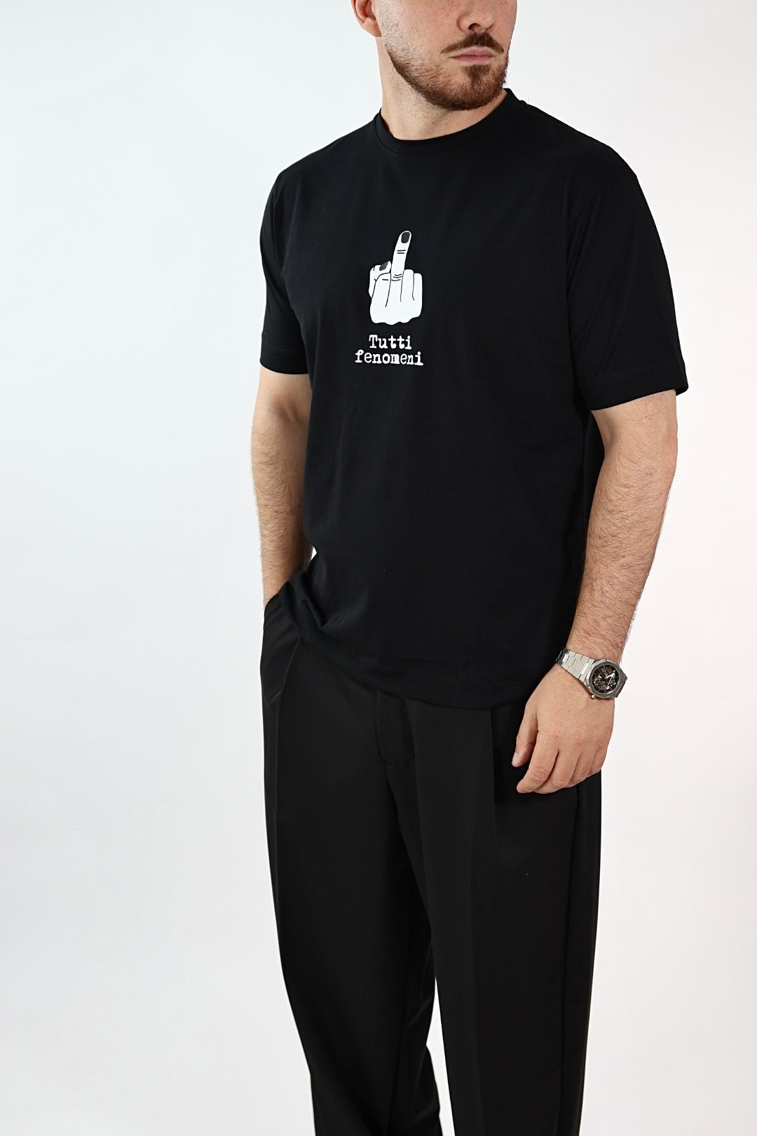 T-shirt dito medio 083 BERNA