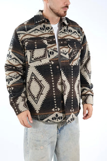 Overshirt 611 azteco lana MAISON DU DANTE