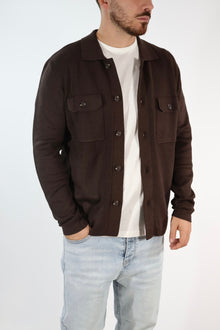 Cardigan 044 polo punto milano moro BERNA