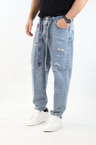 Jeans japan strappi con cintura casanova BLACKSUNDAY