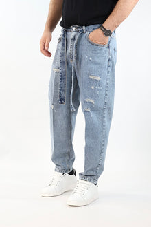 Jeans japan strappi con cintura casanova BLACKSUNDAY
