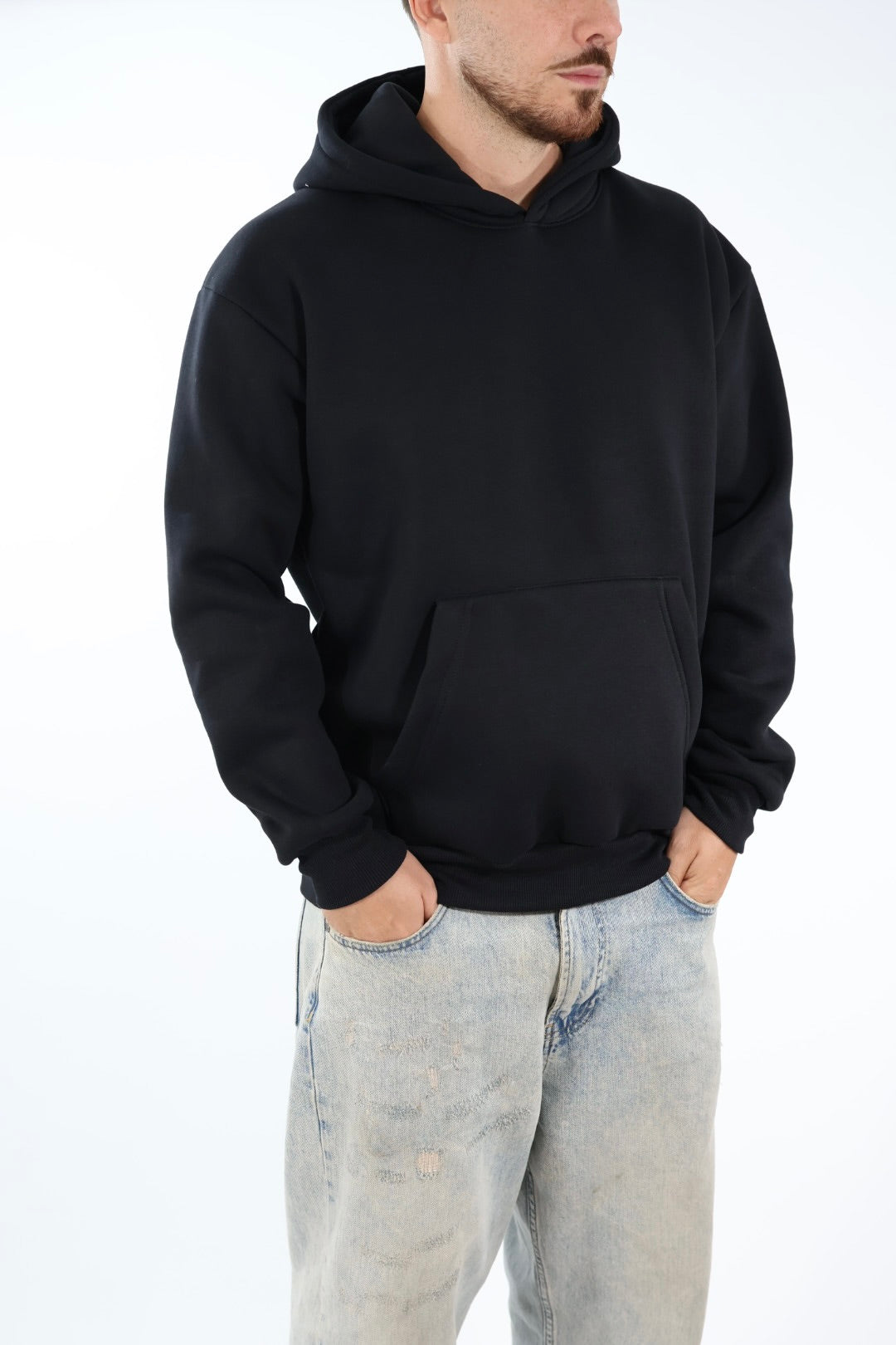 Felpa 099 basic cappuccio J.W