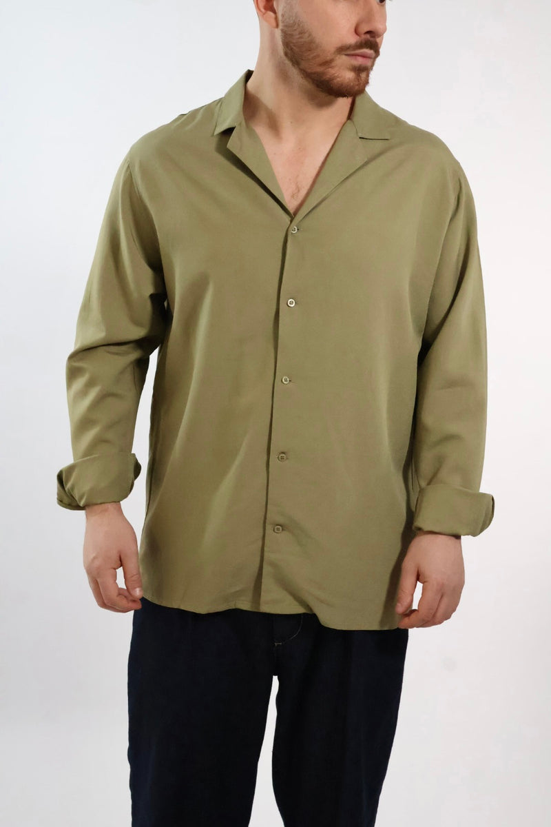 Camicia viscosa/lino 223 BERNA