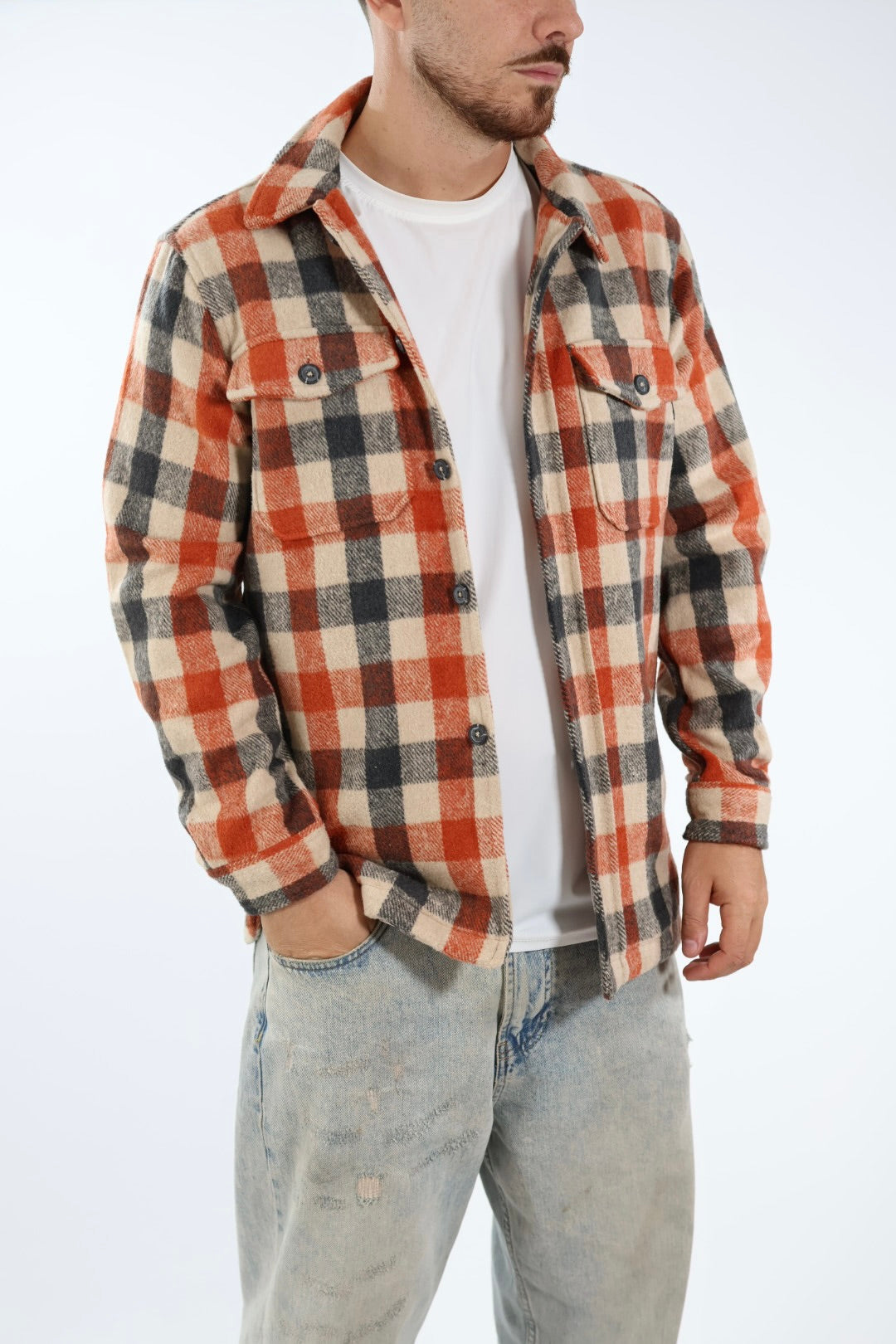 Overshirt panno OS5 quadri  WHY NOT BRAND