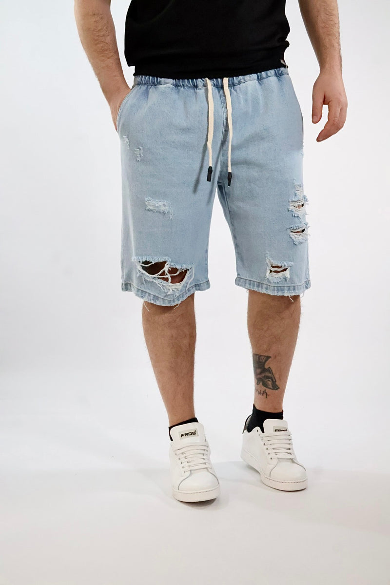 Bermuda denim coulisse  411  BL11