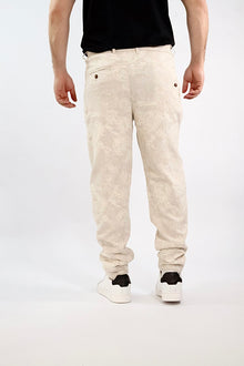 Pantalaccio paisley lino/cotone ricamato 281 BERNA