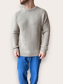 Maglione rettangoli BL11