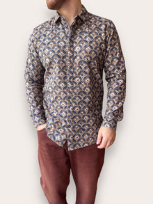 Camicia fantasia cotone BERNA