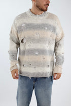 Maglione lana cropped buchi 273 BERNA